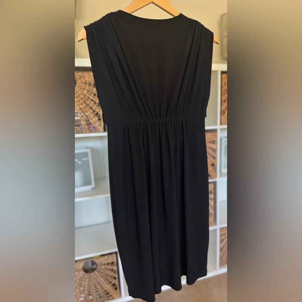 NORMA KAMALI Stretch Draped Grecian-Style Women's Dress - Picture 3 of 5